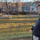 Paul Stormberg at the proposed site for Gary Gygax’s memorial.